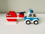 Duplo | Politieauto en brandweerhelicopter 10957 - SET 2, Ophalen of Verzenden, Zo goed als nieuw, Complete set, Duplo