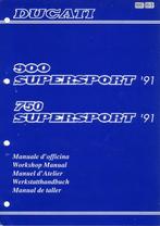 WERKPLAATSHANDBOEK DUCATI 750/900 SUPERSPORT(MY.1991/1992), Motoren, Handleidingen en Instructieboekjes, Ducati