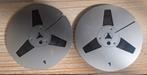 2 Aluminium Bandrecorder Spoelen met Tape, Ophalen of Verzenden