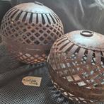 Metalen roestige decoratieballen | Sober & sfeervol, Ophalen of Verzenden