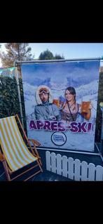 Apres-Ski banner huren € 10,- banners te huur winter doek, Ophalen, Zo goed als nieuw