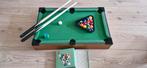 Pooltafel spel - Tafelmodel, Ophalen of Verzenden, Zo goed als nieuw, Pooltafel