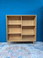 Midcentury eiken boekenkast uit de jaren 60, Zweeds, Ophalen, Huis en Inrichting