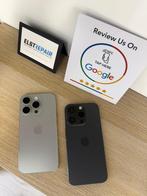 nieuwstaat iPhone 15 pro 256GB black & Naturel Titanium, Ophalen of Verzenden, Zo goed als nieuw, Zwart, 256 GB