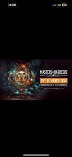 Masters of hardcore 30 maart 2024, Tickets en Kaartjes, Evenementen en Festivals, Eén persoon