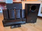 Complete Onkyo 5.1 Surround set inc subwoofer, Gebruikt, Complete surroundset, 120 watt of meer, Ophalen