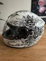 Dameshelm Scorpion wit, mt XS/ 54 cm, Motoren, Overige merken, XS, Systeemhelm, Ophalen of Verzenden