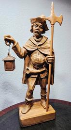 Beeld van Nachtwaker met lantaarn en hellebaard, Ophalen of Verzenden, Gebruikt, Mens