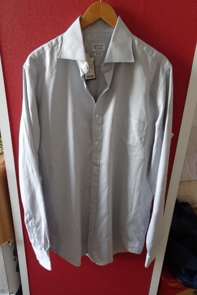 mooi nieuw overhemd van Arrow maat 39, Kleding | Heren, Overhemden, Nieuw, Halswijdte 39/40 (M), Grijs, Ophalen