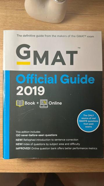 GMAT Official Guide 2019: Book + Online beschikbaar voor biedingen