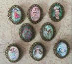 Broche Frida Kahlo Pippi Langkous Bambi Pip tante Betsy enz, Overige materialen, Overige kleuren, Minder dan 4 cm, Ophalen of Verzenden