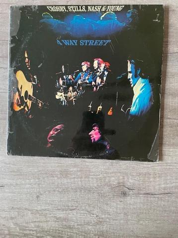 2LP Crosby, Stills, Nash & Young - 4 Way Street- 1971 - Live beschikbaar voor biedingen