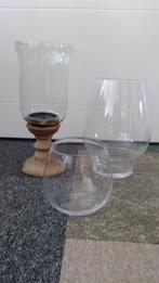 3 windlichten, Ophalen, Overige materialen, Gebruikt, Overige kleuren