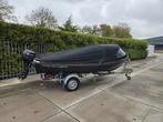 Family 460 Elegance sloep + Tohatsu 9.8 pk + trailer !, Watersport en Boten, Sloepen, Tot 10 pk, Ophalen of Verzenden, Zo goed als nieuw