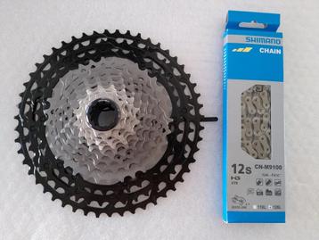 Shimano XTR CS-M9100 Cassette + Ketting M9100 10-51 10/51 beschikbaar voor biedingen