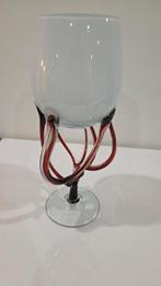 Mooie  vaas, Huis en Inrichting, Woonaccessoires | Vazen, Overige kleuren, Ophalen of Verzenden, Minder dan 50 cm, Glas