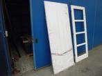 THEUMA KUNSTSTOF DEUR opdek rechts 93x231.5 met 2 plekjes, 80 tot 100 cm, 215 cm of meer, Binnendeur, Nieuw