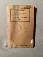 Instructieboekje m1 carbine 1940, Verzamelen, Amerika, Boek of Tijdschrift, Landmacht, Verzenden