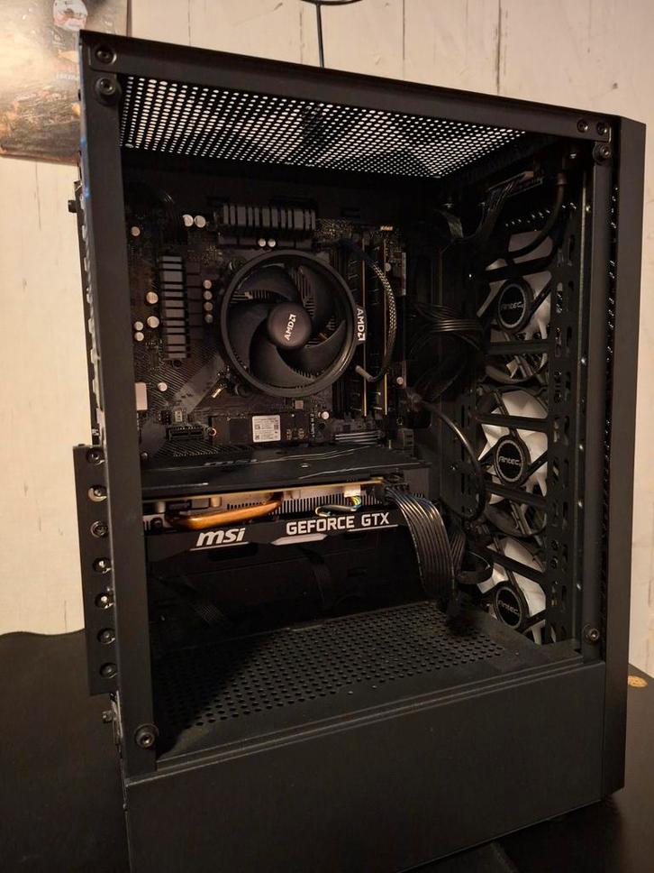 Gaming Pc ryzen 5600x en gtx 1660 super, Computers en Software, Desktop Pc's, Zo goed als nieuw, 3 tot 4 Ghz, SSD, Gaming, Ophalen of Verzenden