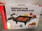 Watshome Bakplaat 21x21cm nieuw 1000watt, Nieuw, Ophalen of Verzenden, Tafelgrill