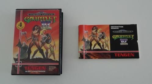 Leeg Doosje + Handleiding Gauntlet 4 voor Sega Mega Drive, Spelcomputers en Games, Games | Sega, Zo goed als nieuw, Mega Drive