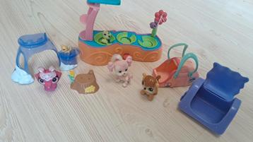 Littlest pet shop setje  beschikbaar voor biedingen