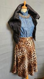 Koton Puffer Bodywarmer / Gilet met Panterprint Voering, Verzenden, Zo goed als nieuw, Maat 36 (S), Zwart