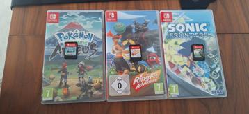 3 Nintendo switch spellen en accessoires  beschikbaar voor biedingen