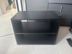 Zwart kastje, Huis en Inrichting, Kasten | Roldeurkasten en Archiefkasten, Ophalen, 50 tot 100 cm, Zo goed als nieuw, Minder dan 100 cm
