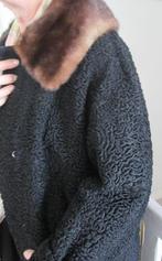 ASTRAKAN MANTEL mt 42-44, Ophalen, Maat 42/44 (L), Zwart