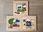 3 x Rolf houten puzzel Muis  (1x6 en 2x9 stukjes), Ophalen of Verzenden, Minder dan 10 stukjes, Zo goed als nieuw, Van hout