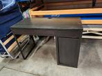 (0124) zwart bureautje van 105x50 cm, Ophalen, Gebruikt, ., .