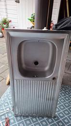 rvs gootsteenblad met gootsteen en afdruipgedeelte 100x50 cm, Gamma, Gebruikt, Overige kleuren, Info@gamma.nl