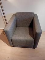 Grijze fauteuil, Huis en Inrichting, Fauteuils, Ophalen, Gebruikt, Minder dan 75 cm, Stof