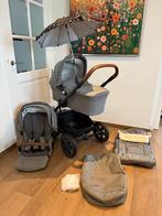 Nuna kinderwagen en reiswieg (Mixx Next), Combiwagen, Ophalen, Overige merken, Verstelbare duwstang