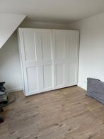 Witte  Ikea Pax kledingkasten  met schuifdeuren, Overige materialen, 200 cm of meer, 150 tot 200 cm, Zo goed als nieuw