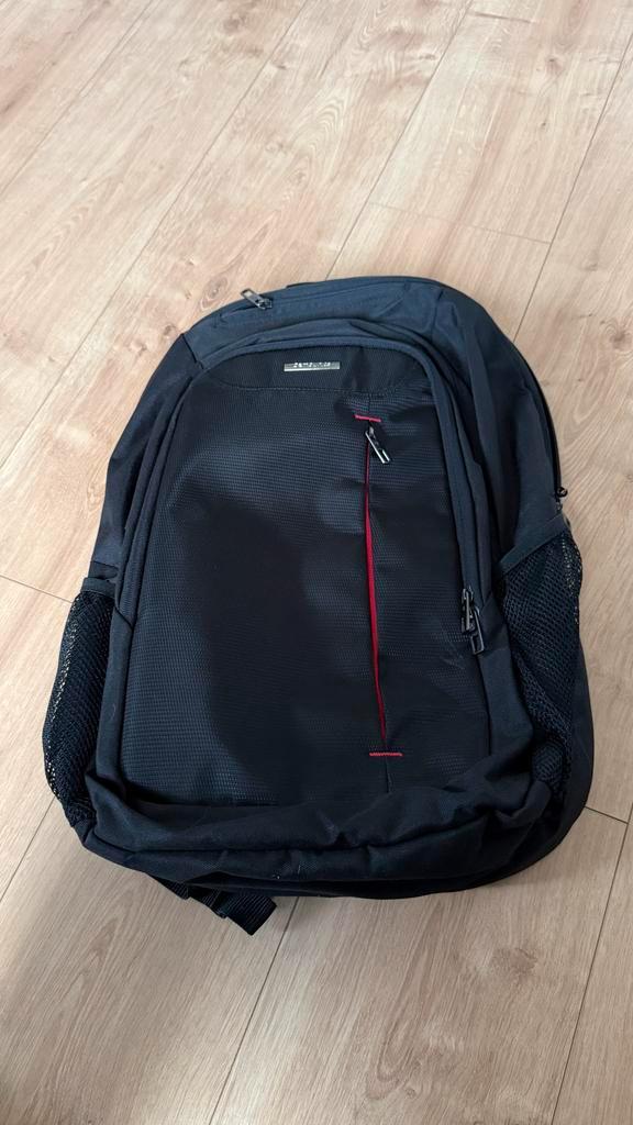 Nieuwe zwarte Samsonite Rugtas - Veel Vakken!, Sieraden, Tassen en Uiterlijk, Tassen | Rugtassen, Nieuw, Overige merken, 25 tot 40 cm