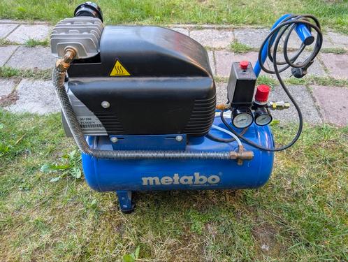 Metabo compressor 24l, Doe-het-zelf en Verbouw, Compressors, Gebruikt, 6 tot 10 bar, Minder dan 25 liter, Minder dan 200 liter/min