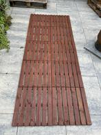 10 Houten vlonders 50x50, Ophalen, Zo goed als nieuw, Hout
