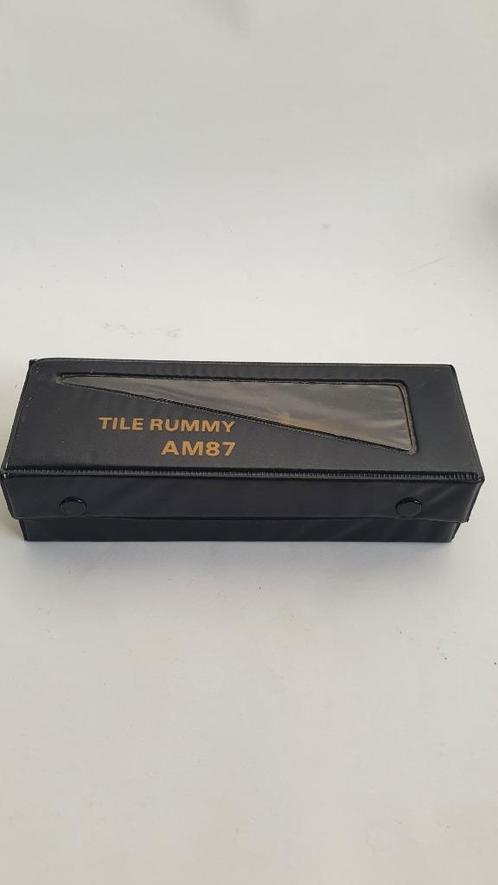 Vintage Rummikub reiseditie in handig etui. 7B14, Hobby en Vrije tijd, Gezelschapsspellen | Overige, Gebruikt, Ophalen of Verzenden