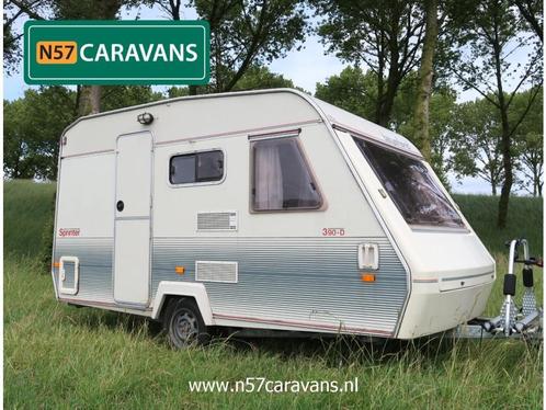 Beyerland Sprinter 390 D / voortent / luifel, Caravans en Kamperen, Caravans, Bedrijf, tot en met 4, 500 - 750 kg, Treinzit, Beyerland