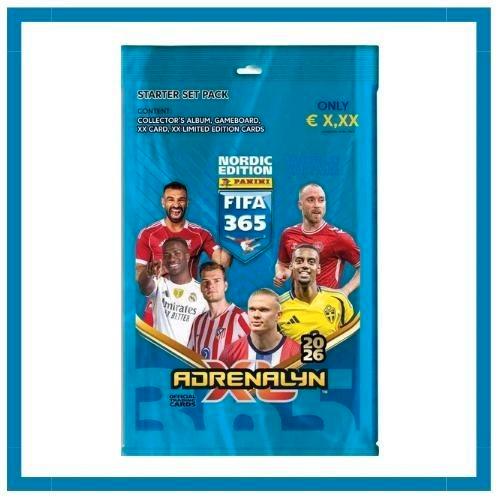 Panini Adrenalyn FIFA 365 Starterspack 2026, Hobby en Vrije tijd, Stickers en Plaatjes, Zo goed als nieuw, Meerdere plaatjes, Verzenden