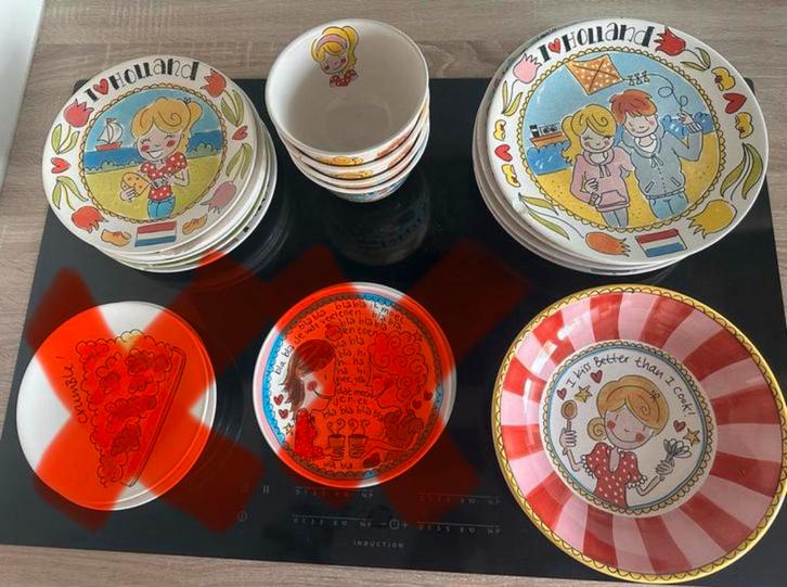 Blond Amsterdam Servies Collectie, Huis en Inrichting, Keuken | Servies, Gebruikt, Compleet servies, Blond Amsterdam, Aardewerk