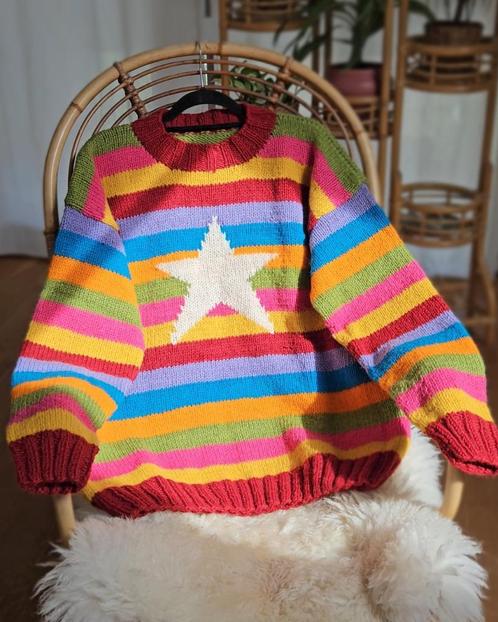 Handgebreide Nepal norway wollen trui vest dale noors 70s, Kleding | Dames, Truien en Vesten, Nieuw, Ophalen of Verzenden