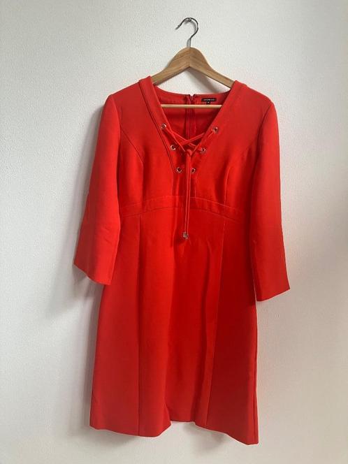 ZGAN - Rode jurk Caroline Biss - 36, Kleding | Dames, Jurken, Zo goed als nieuw, Maat 36 (S), Rood, Knielengte, Ophalen of Verzenden
