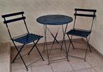 3-delig bistro set, Tuin en Terras, Tuinsets en Loungesets, Gebruikt, Tuinset, Hout, Ophalen