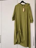 Linnen jurk, merk Heart, Kleding | Dames, Grote Maten, Verzenden, Nieuw, Groen, Jurk