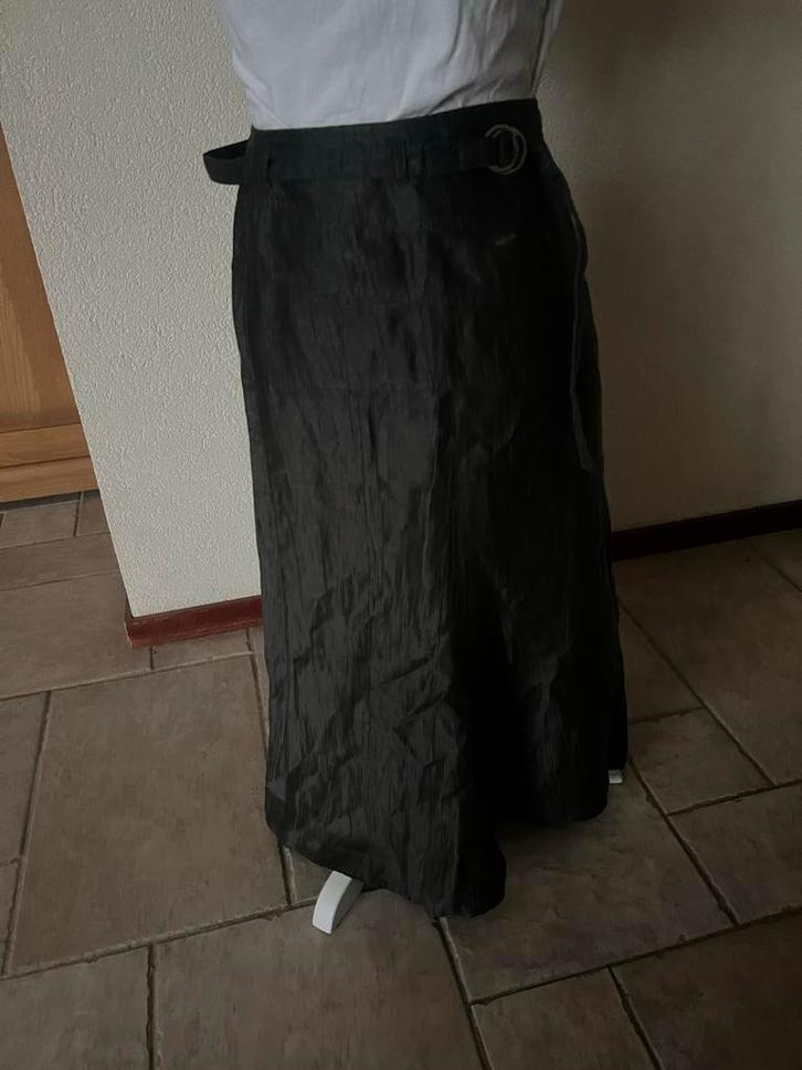 Mooie Frank Walder rok - Maat 46/48, Kleding | Dames, Rokken, Zo goed als nieuw, Maat 46/48 (XL) of groter, Zwart, Onder de knie