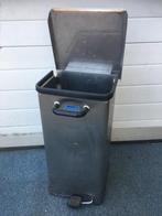 Hammerlit RVS afvalbak, Ophalen, Gebruikt, Met pedaal, -