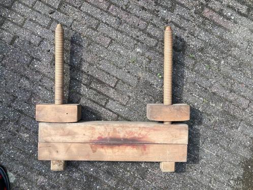 Boekbindpers van hout (antiek), Antiek en Kunst, Antiek | Gereedschap en Instrumenten, Ophalen of Verzenden